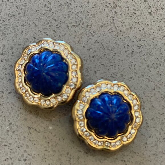 Christian Dior Vintage Clip Earrings - Picture 2 of 3